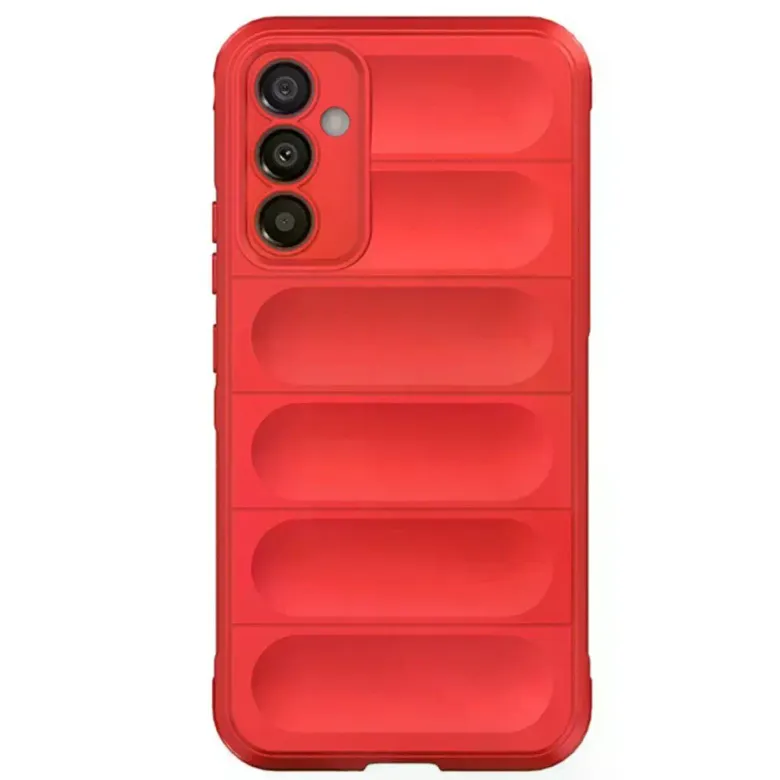Samsung A56 Kılıf Optimum Silikon - Kırmızı