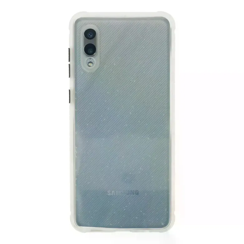 Samsung Galaxy A02 Kılıf Miami Şeffaf Silikon - Şeffaf