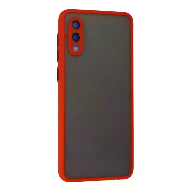 Samsung Galaxy A02 Kılıf Montreal Silikon Kapak - Kırmızı