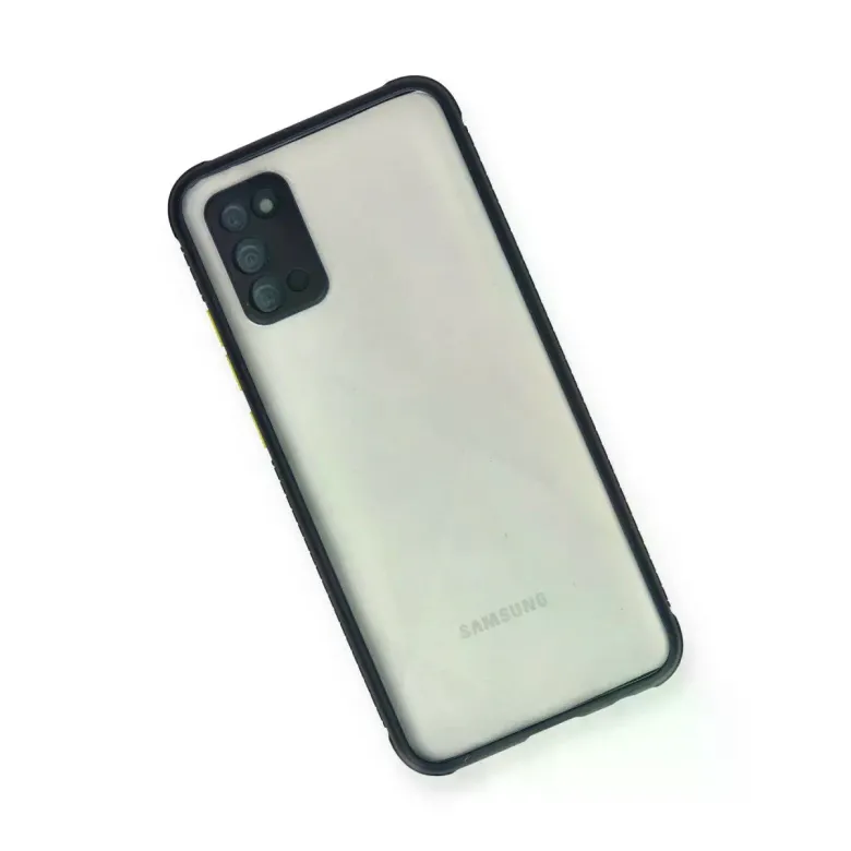 Samsung Galaxy A02S Kılıf Miami Şeffaf Silikon - Lacivert