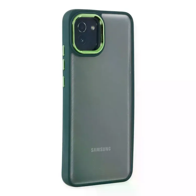 Samsung Galaxy A03 Kılıf Dora Kapak - Haki Yeşil