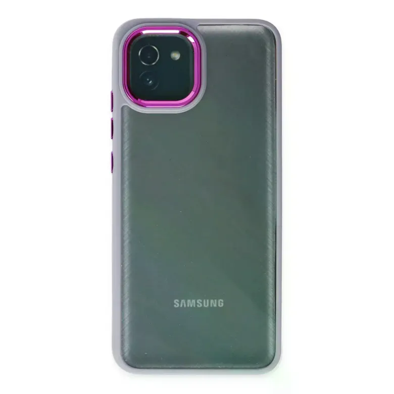 Samsung Galaxy A03 Kılıf Dora Kapak - Lila