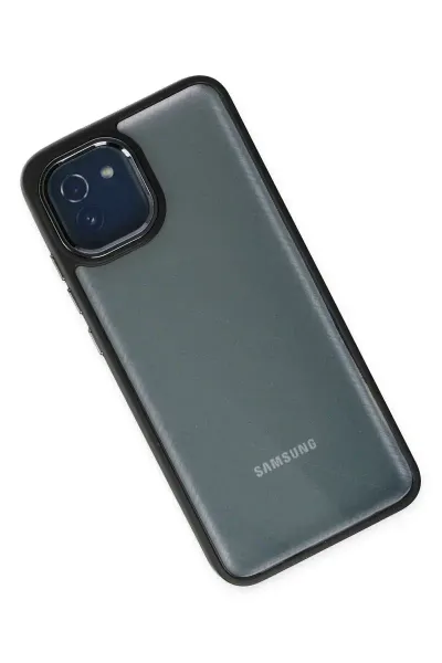 Samsung Galaxy A03 Kılıf Dora Kapak - Siyah