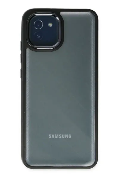 Samsung Galaxy A03 Kılıf Dora Kapak - Siyah