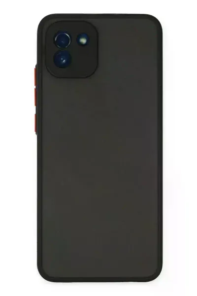 Samsung Galaxy A03 Kılıf Montreal Silikon Kapak - Siyah