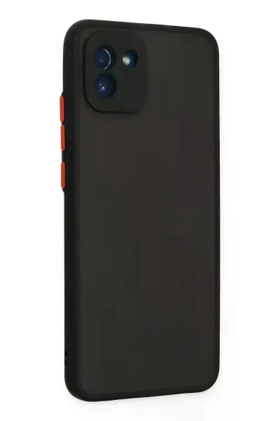 Samsung Galaxy A03 Kılıf Montreal Silikon Kapak - Siyah