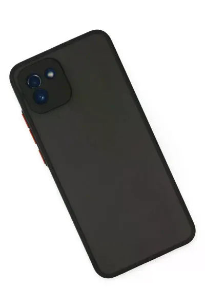 Samsung Galaxy A03 Kılıf Montreal Silikon Kapak - Siyah