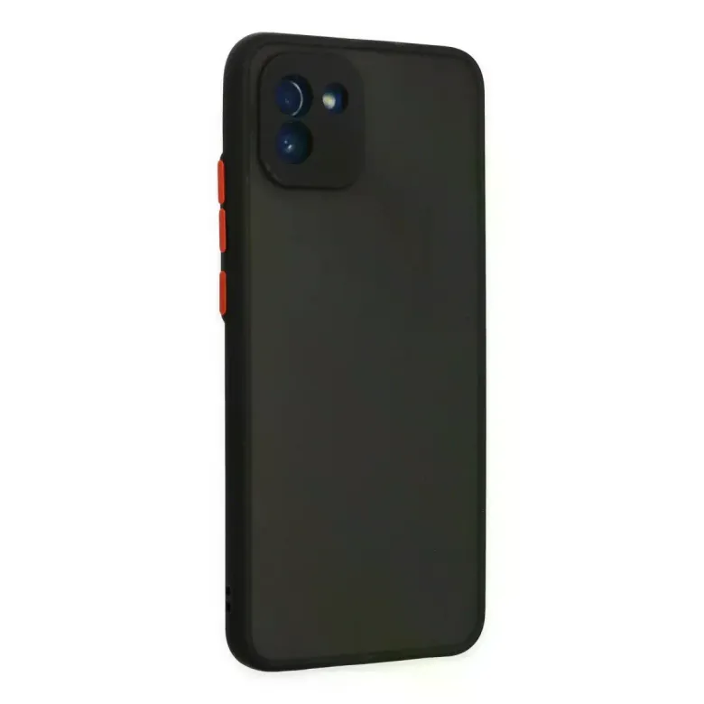 Samsung Galaxy A03 Kılıf Montreal Silikon Kapak - Siyah