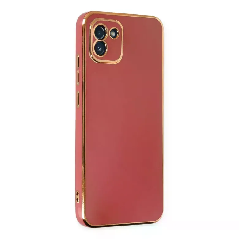 Samsung Galaxy A03 Kılıf Volet Silikon - Kırmızı