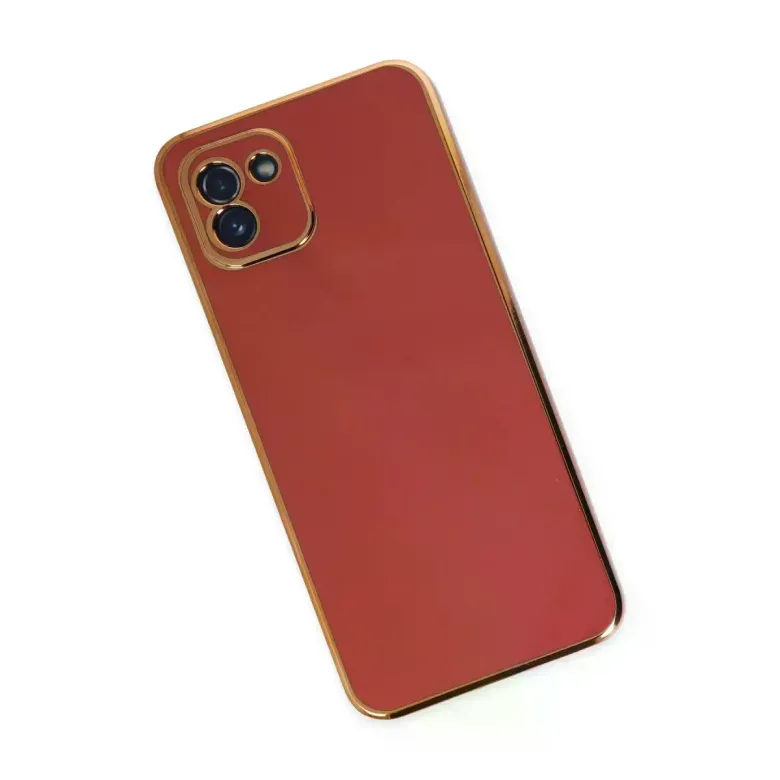 Samsung Galaxy A03 Kılıf Volet Silikon - Kırmızı