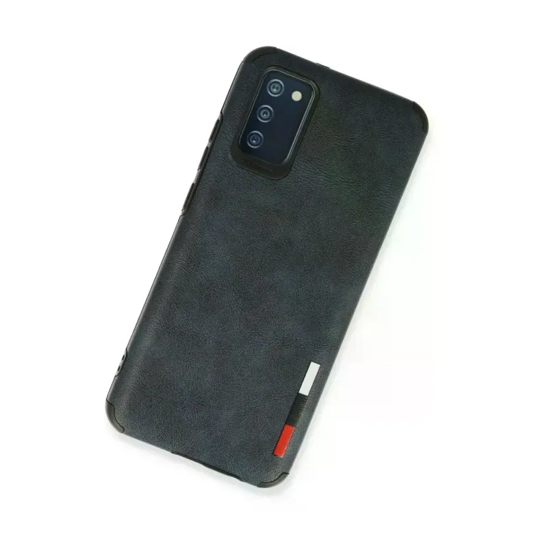 Samsung Galaxy A03s Kılıf Loop Deri Silikon - Lacivert