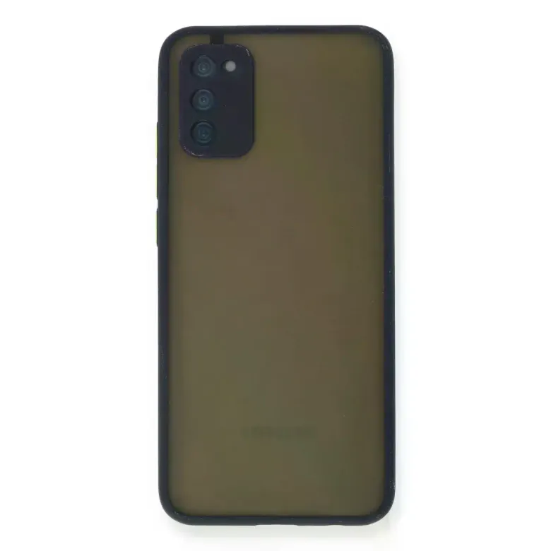 Samsung Galaxy A03s Kılıf Montreal Silikon Kapak - Lacivert