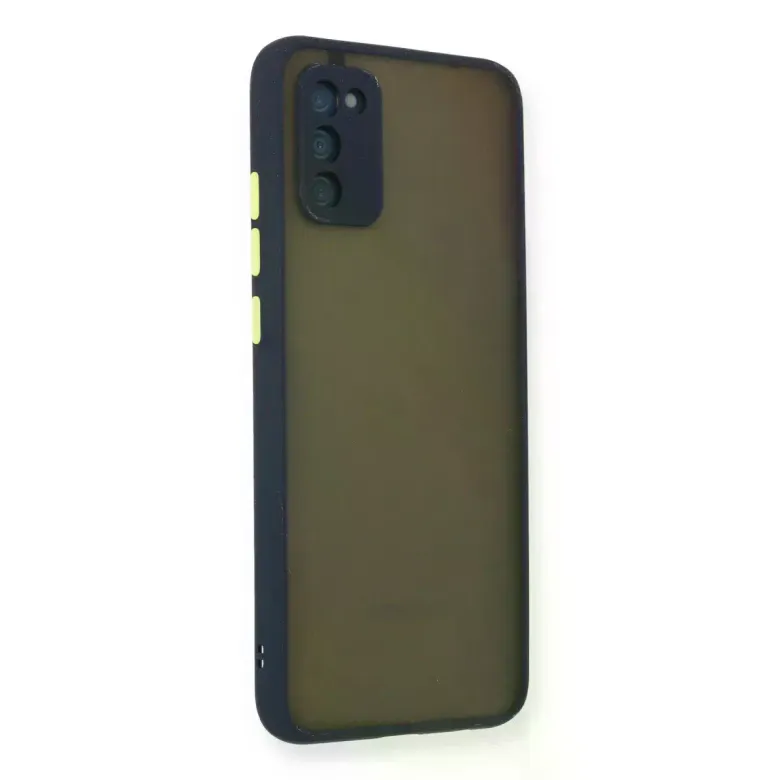 Samsung Galaxy A03s Kılıf Montreal Silikon Kapak - Lacivert
