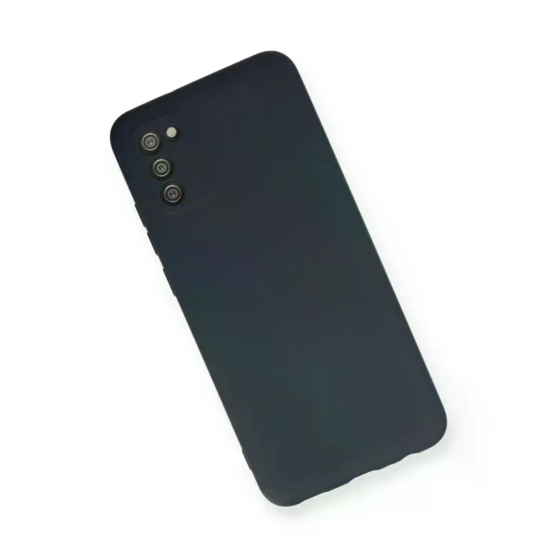 Samsung Galaxy A03s Kılıf Nano İçi Kadife Silikon - Lacivert