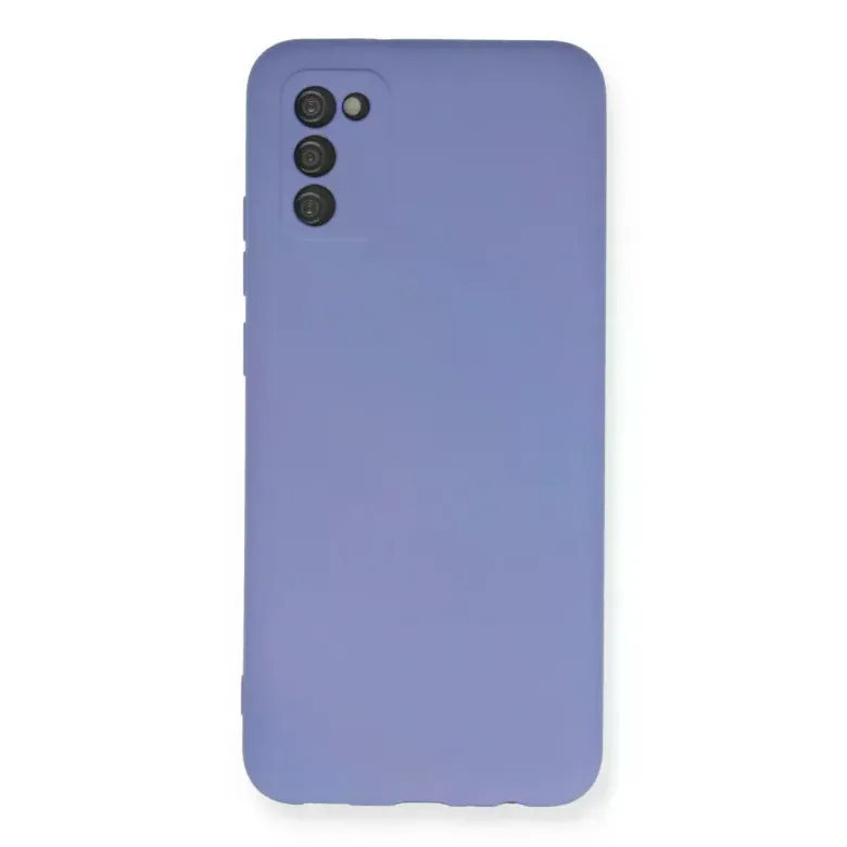 Samsung Galaxy A03s Kılıf Nano İçi Kadife Silikon - Lila