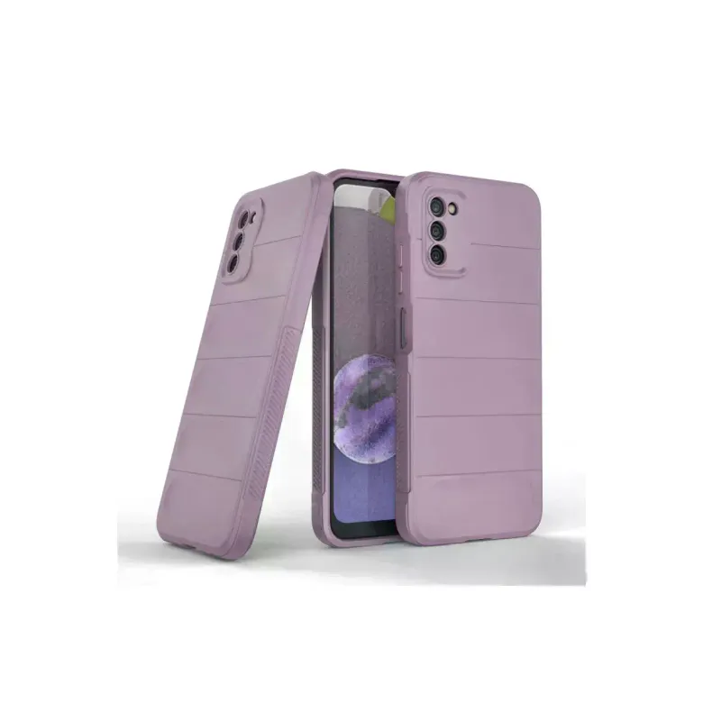 Samsung Galaxy A03s Kılıf Optimum Silikon - Mor