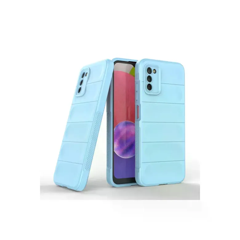 Samsung Galaxy A03s Kılıf Optimum Silikon - Sky Blue