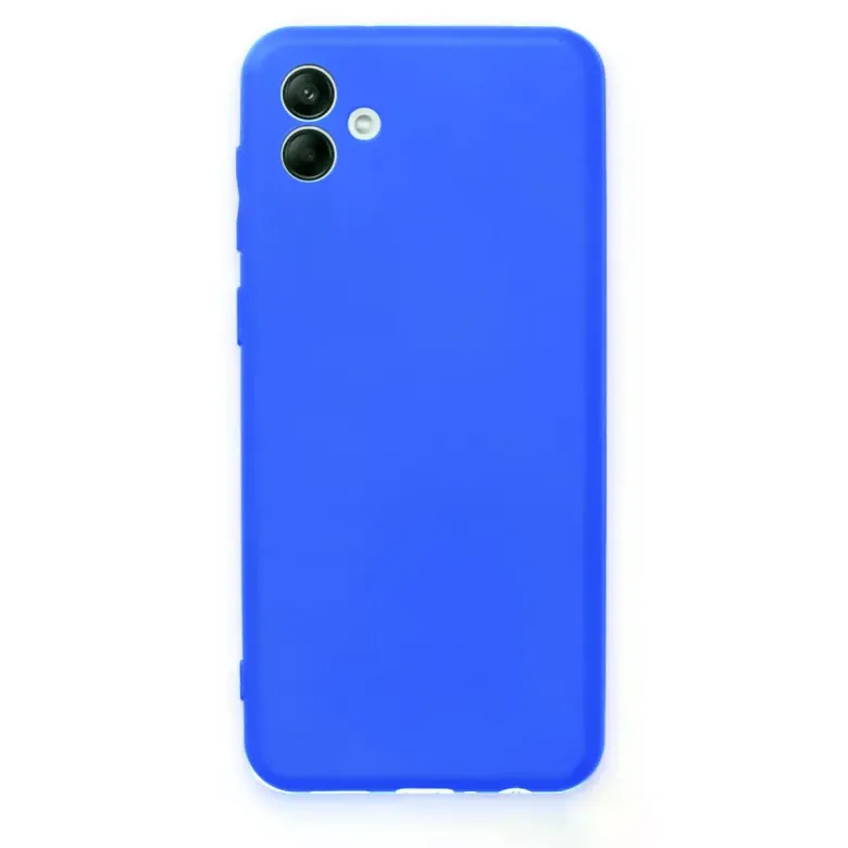 Samsung Galaxy A04 Kılıf First Silikon - Mavi