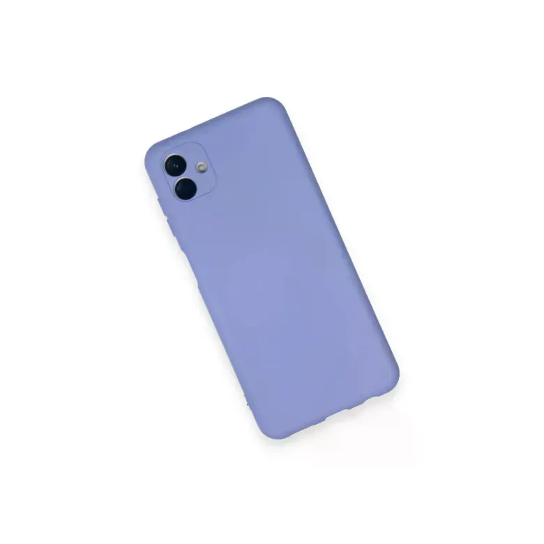 Samsung Galaxy A04 Kılıf Nano içi Kadife Silikon - Lila
