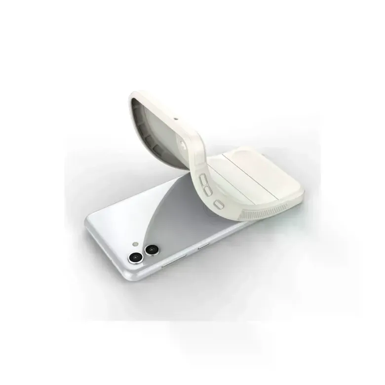 Samsung Galaxy A04 Kılıf Optimum Silikon - Krem