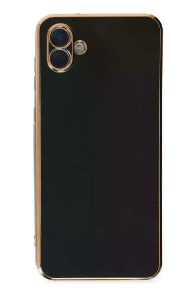 Samsung Galaxy A04 Kılıf Volet Silikon - Siyah