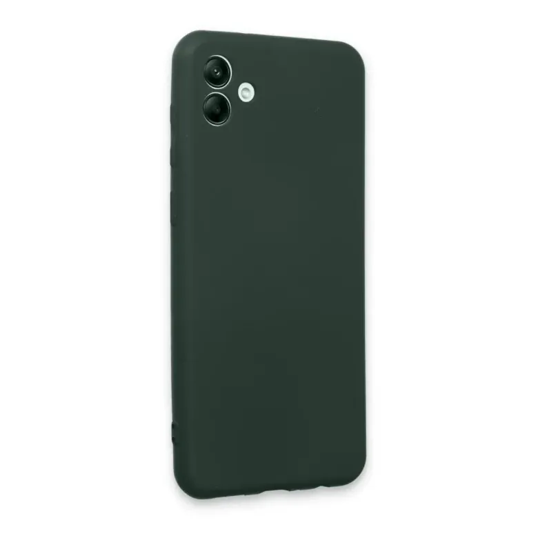 Samsung Galaxy A04e Kılıf First Silikon - Koyu Yeşil