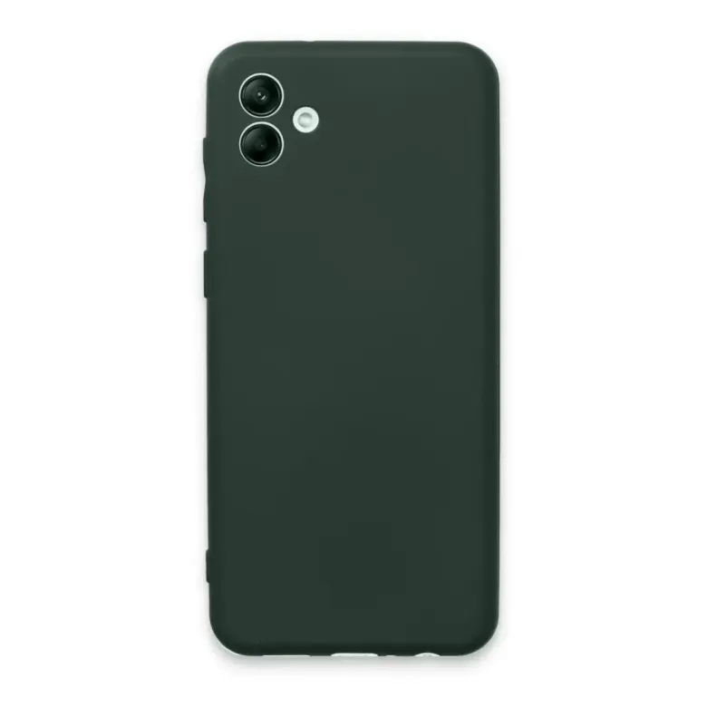 Samsung Galaxy A04e Kılıf First Silikon - Koyu Yeşil