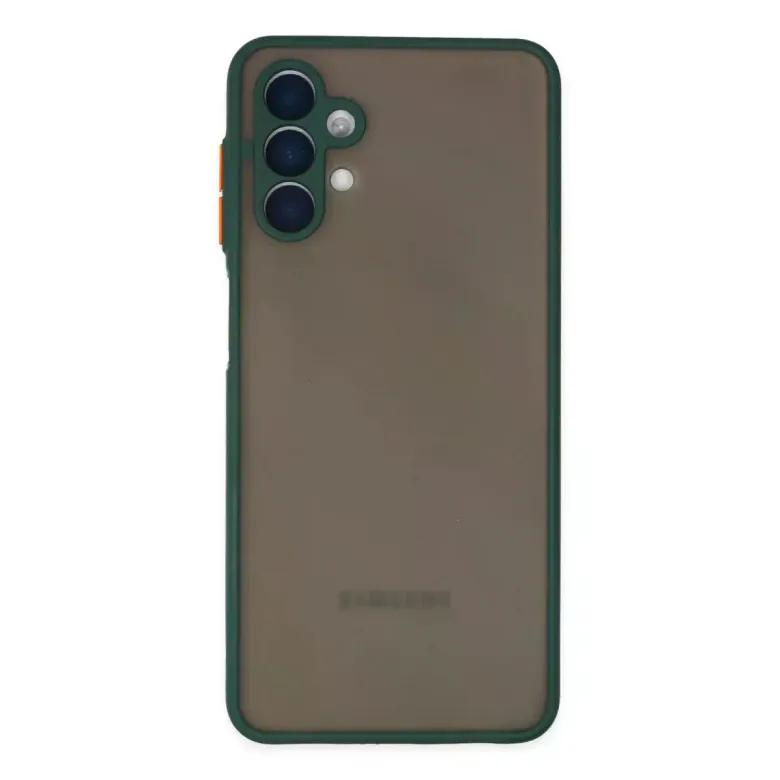 Samsung Galaxy A04S Kılıf Montreal Silikon Kapak - Yeşil