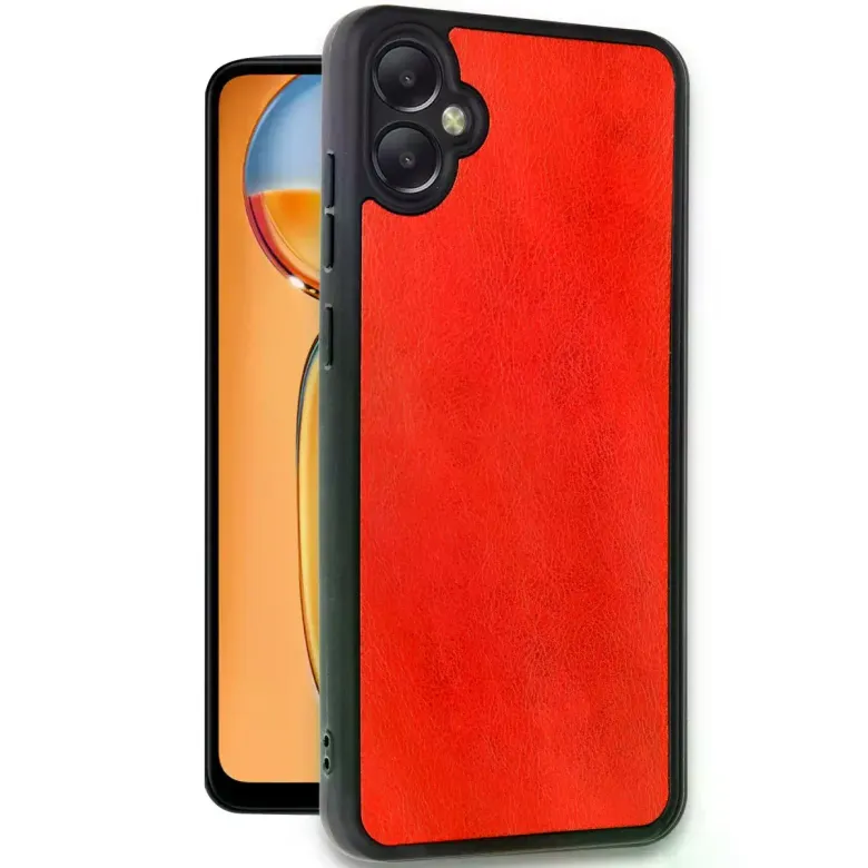 Samsung Galaxy A05 Kılıf Aras Deri Kapak - Kırmızı