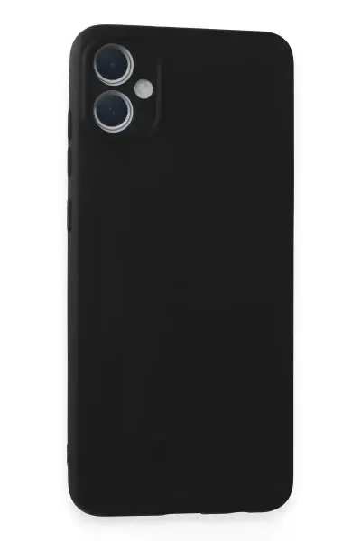 Samsung Galaxy A05 Kılıf First Silikon - Siyah