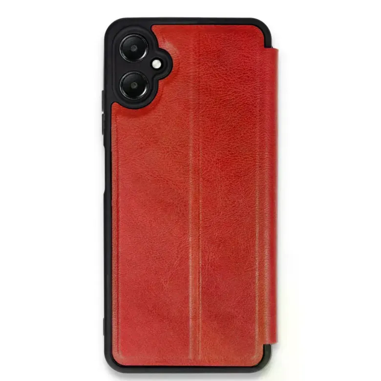 Samsung Galaxy A05 Kılıf Flip Cover - Kırmızı