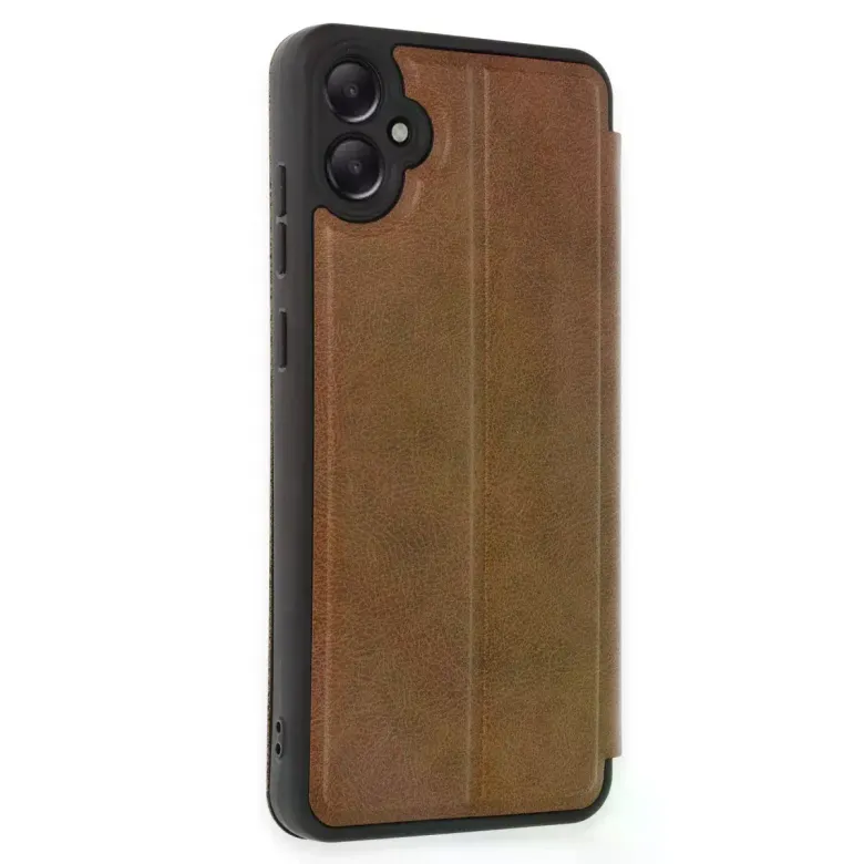 Samsung Galaxy A05 Kılıf Flip Cover - Taba