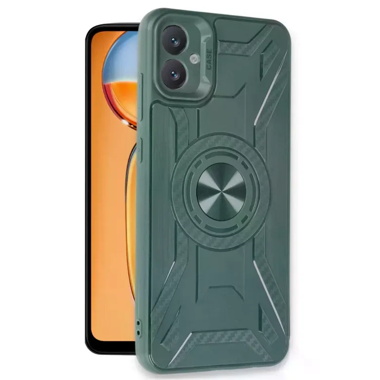 Samsung Galaxy A05 Kılıf Lincoln Silikon - Koyu Yeşil