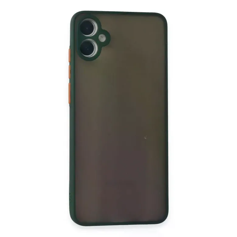 Samsung Galaxy A05 Kılıf Montreal Silikon Kapak - Yeşil