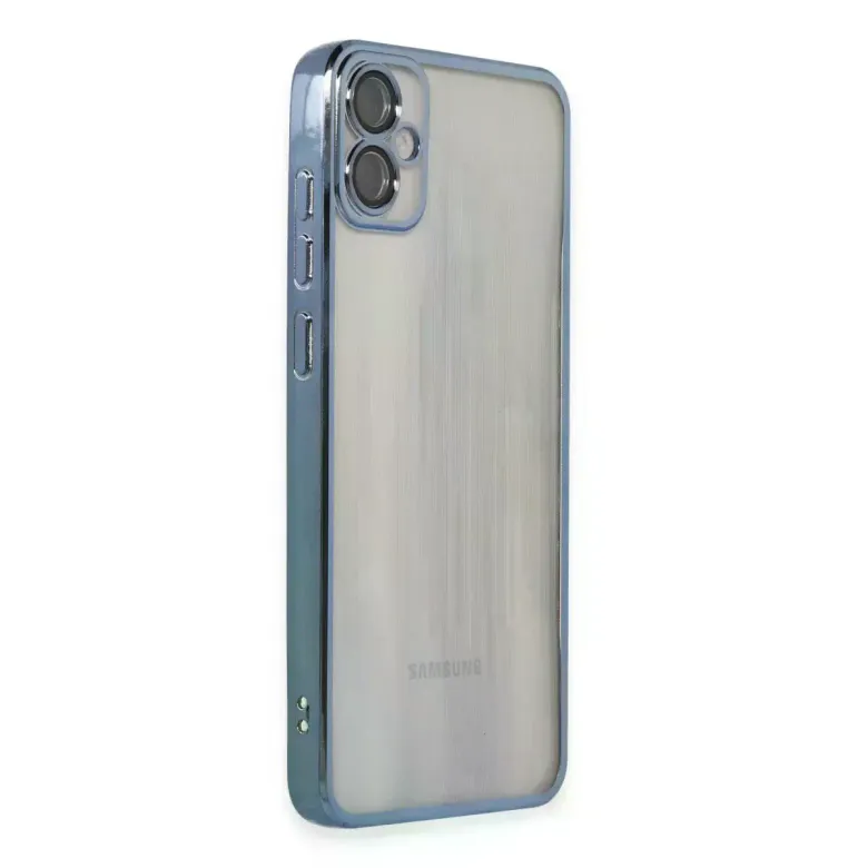 Samsung Galaxy A05 Kılıf Razer Lensli Silikon - Lacivert