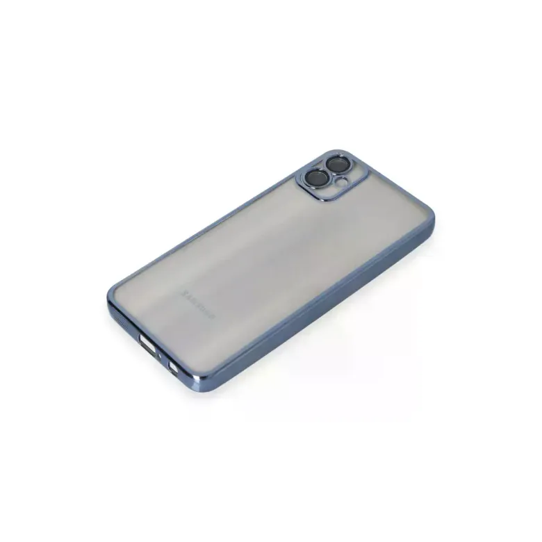Samsung Galaxy A05 Kılıf Razer Lensli Silikon - Lacivert