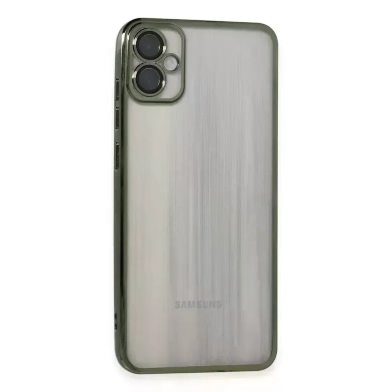 Samsung Galaxy A05 Kılıf Razer Lensli Silikon - Yeşil