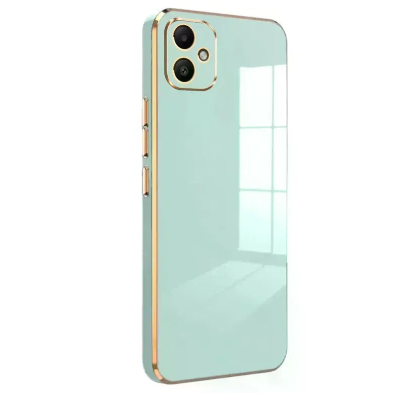 Samsung Galaxy A05 Kılıf Volet Silikon - Açık Yeşil