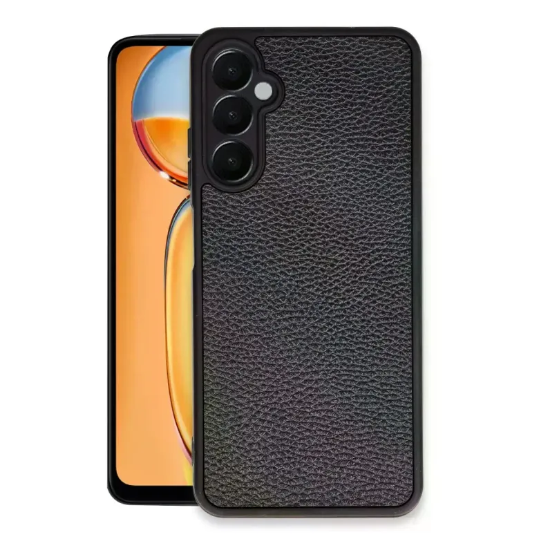 Samsung Galaxy A05s Kılıf Aras Deri Kapak - Siyah