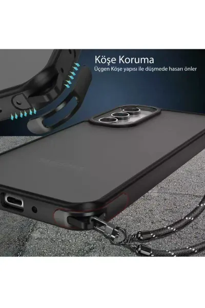 Samsung Galaxy A05S Kılıf Elegant Kapak - Pudra