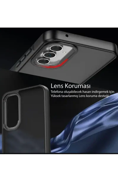 Samsung Galaxy A05S Kılıf Elegant Kapak - Titan Gri