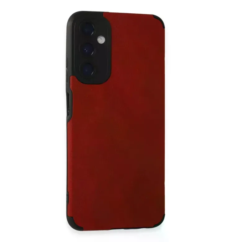 Samsung Galaxy A05s Kılıf Loop Deri Silikon - Kırmızı