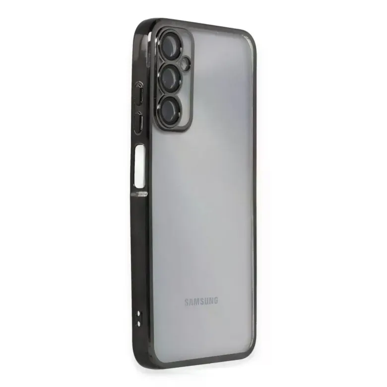 Samsung Galaxy A05s Kılıf Razer Lensli Silikon - Siyah