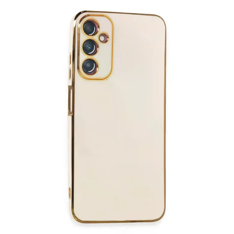 Samsung Galaxy A05s Kılıf Volet Silikon - Beyaz