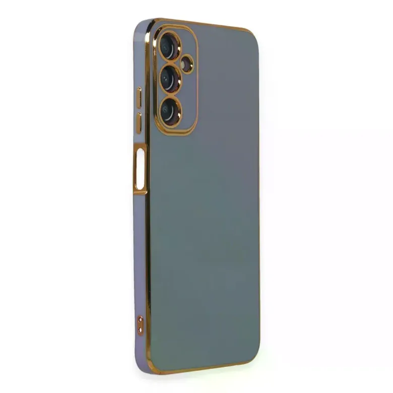 Samsung Galaxy A05s Kılıf Volet Silikon - Mavi