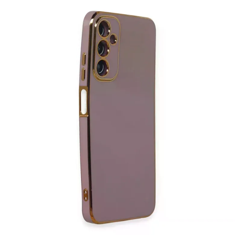 Samsung Galaxy A05s Kılıf Volet Silikon - Mor