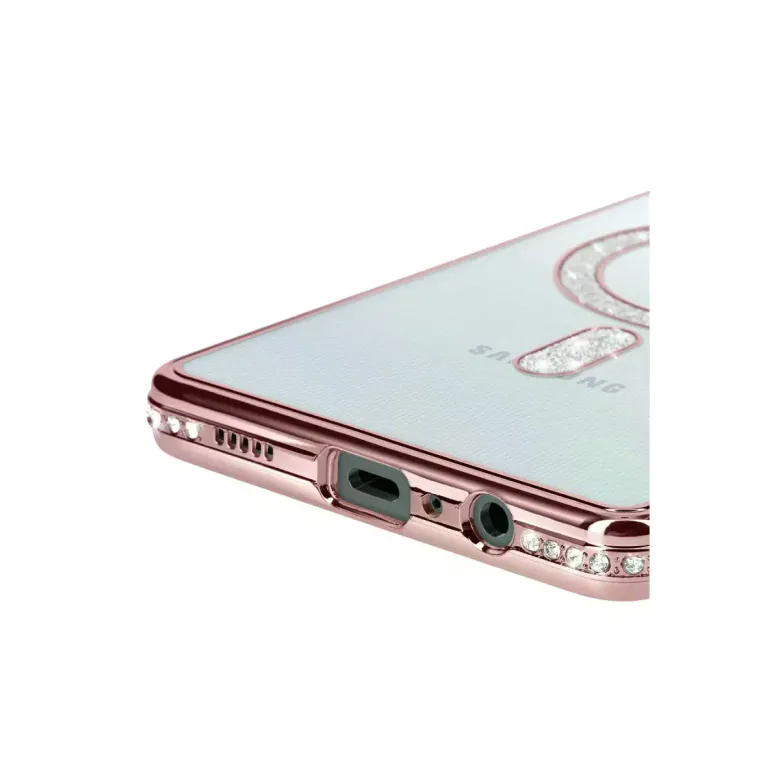 Samsung Galaxy A06 Joke Simli Magneticsafe Kılıf - Pembe