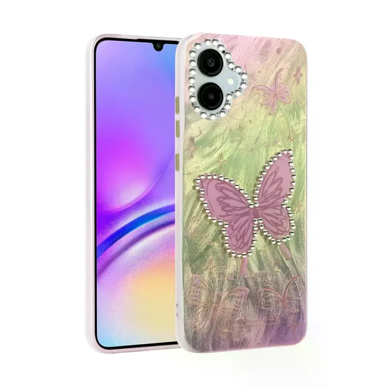 Samsung Galaxy A06 Kılıf Blade Aynalı Desenli Kapak - Desen 5