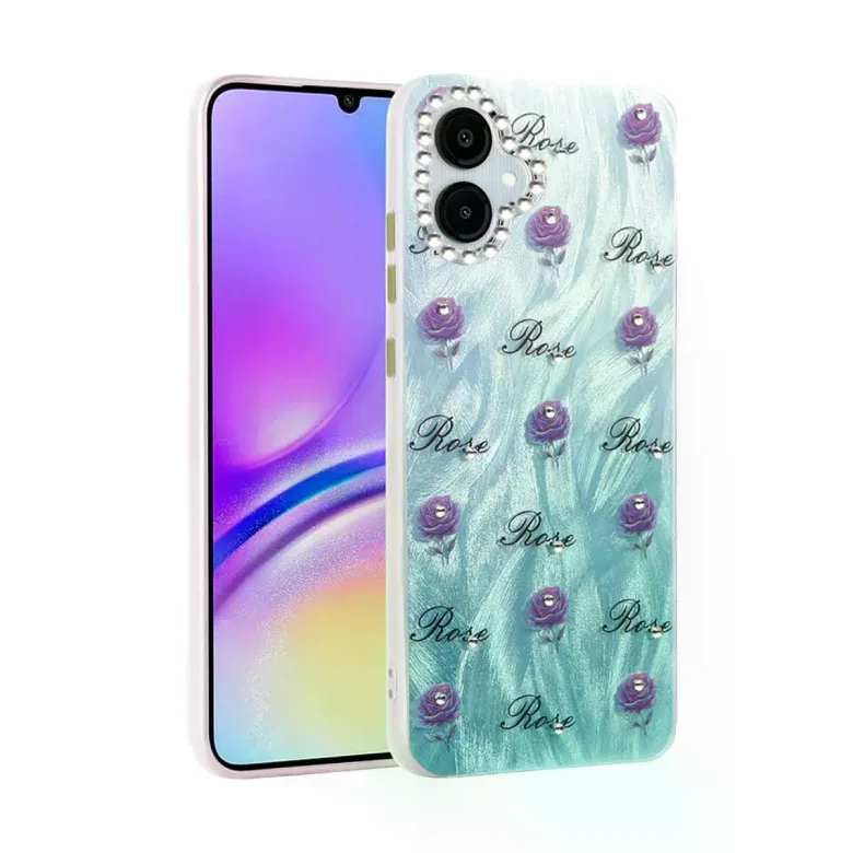 Samsung Galaxy A06 Kılıf Blade Aynalı Desenli Kapak - Desen 9