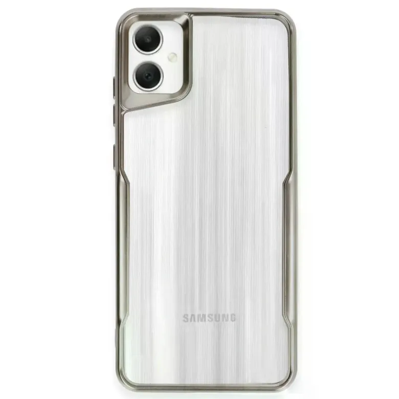 Samsung Galaxy A06 Kılıf Boyi Silikon Kapak - Titan Gri